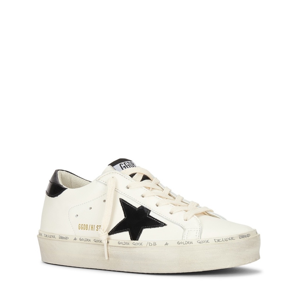 Golden Goose Hi Star sneaker 37 worn only once comes with box - Picture 2 of 13